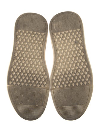 R13 Canvas Colorblock Pattern Chunky Sneakers