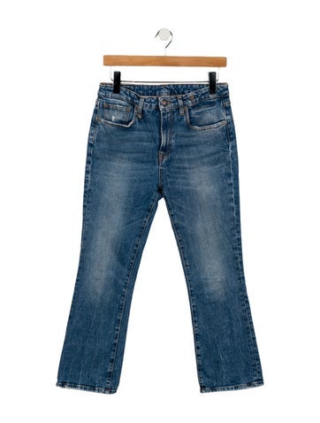 R13 Jeans Mid-Rise Straight Leg S