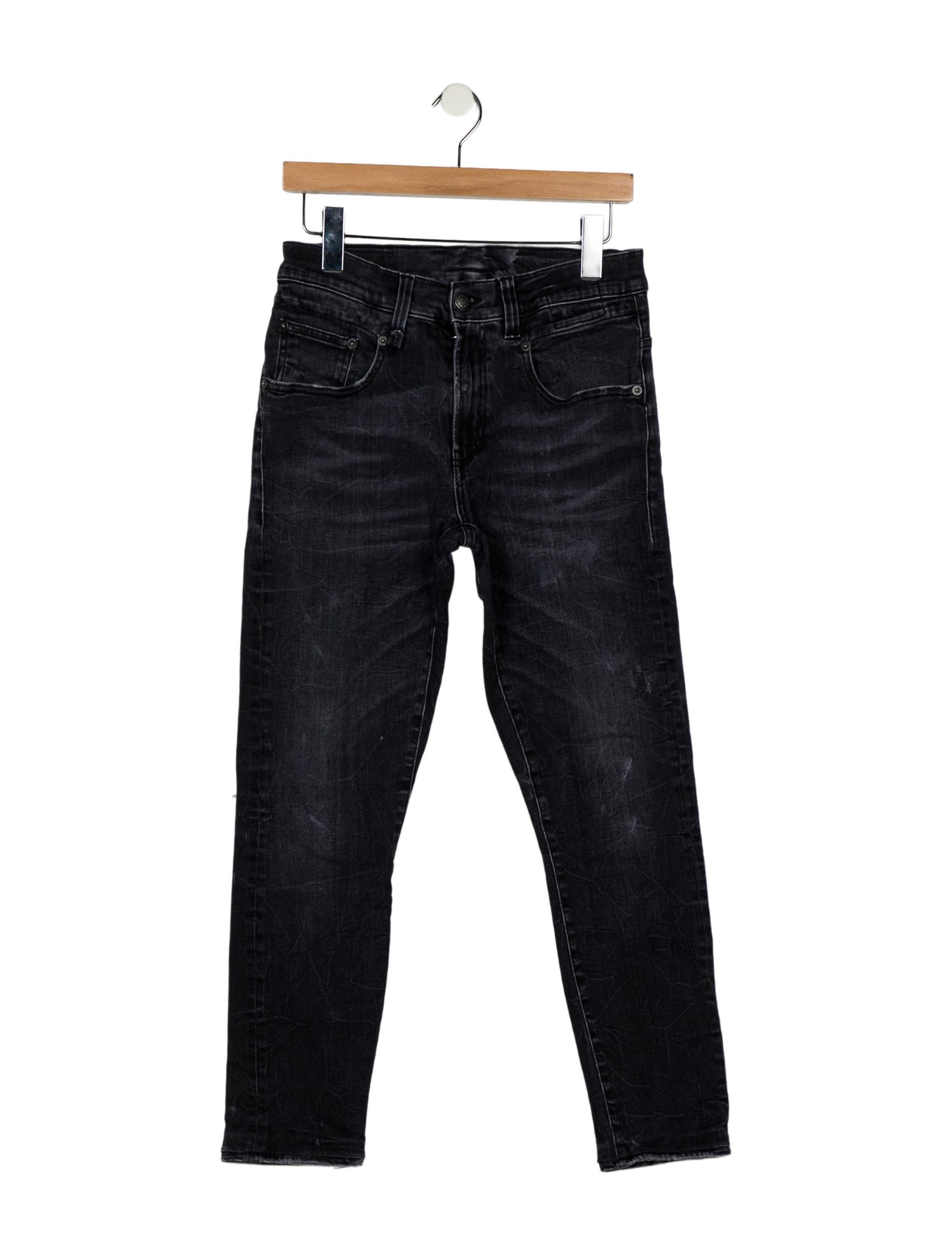 R13 Mid-Rise Skinny Leg Jeans