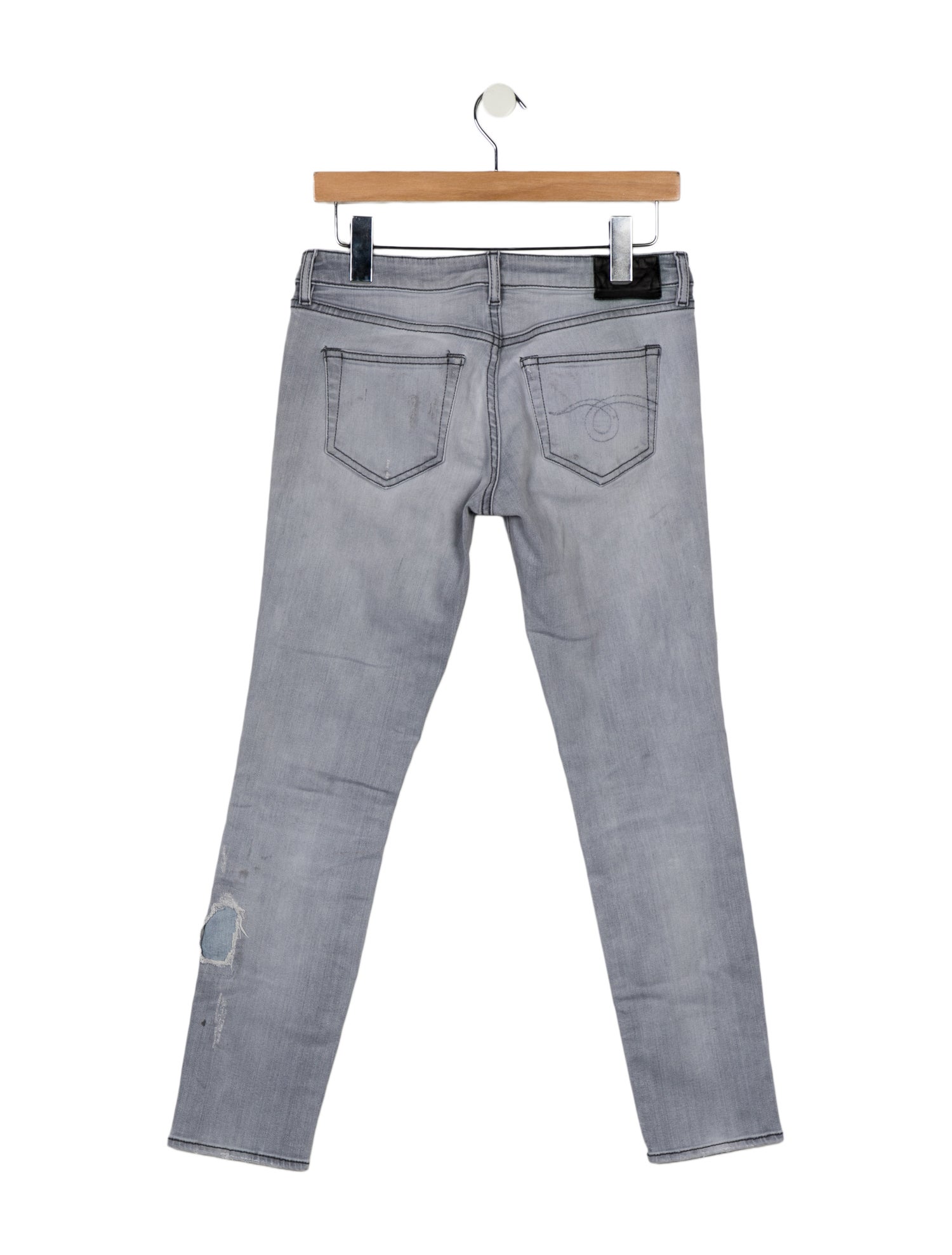 R13 Mid-Rise Skinny Leg Jeans