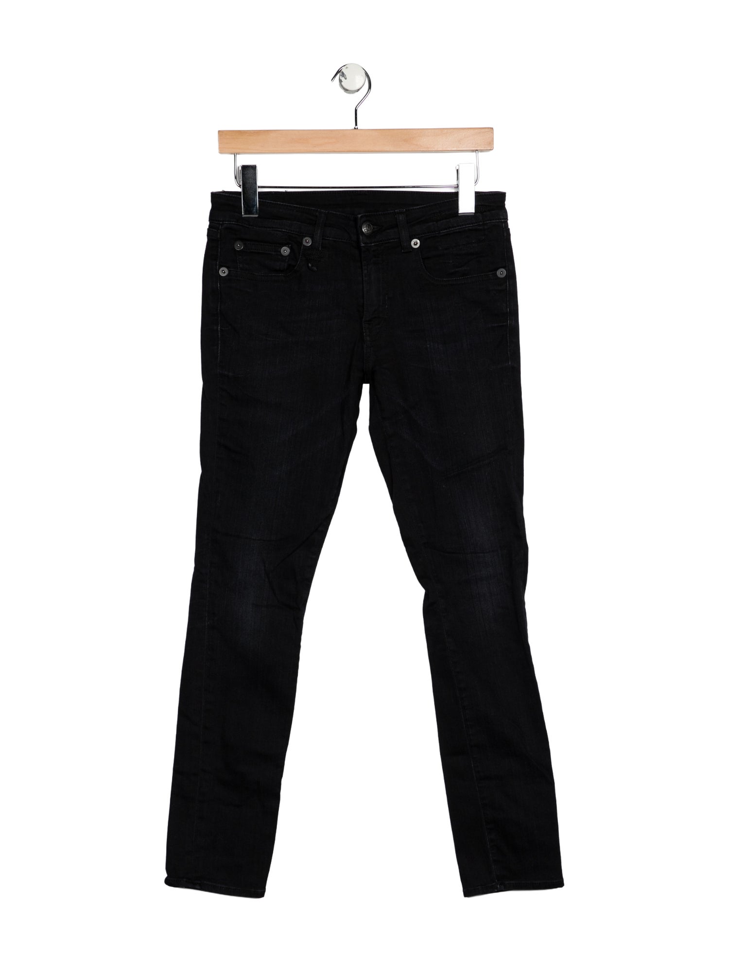 R13 Mid-Rise Skinny Leg Jeans