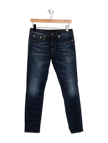 R13 Jeans Mid-Rise Skinny Leg US 27 | S