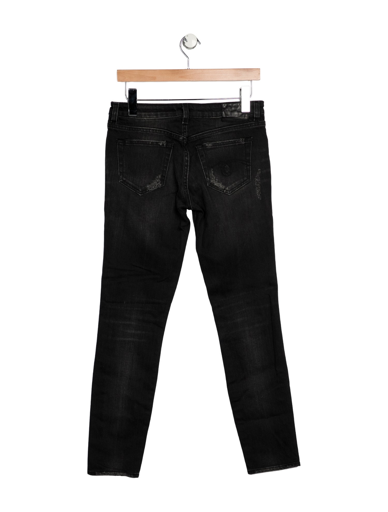 R13 Mid-Rise Skinny Leg Jeans