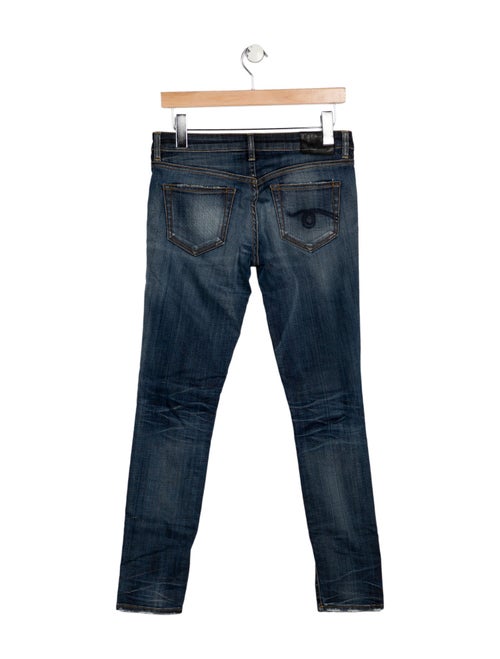 R13 Mid-Rise Skinny Leg Jeans