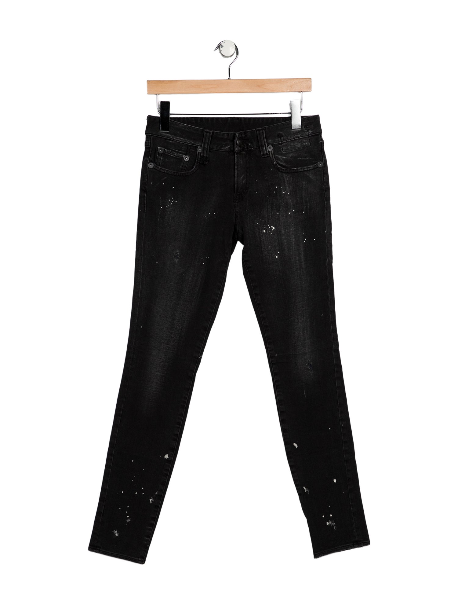 R13 Mid-Rise Skinny Leg Jeans