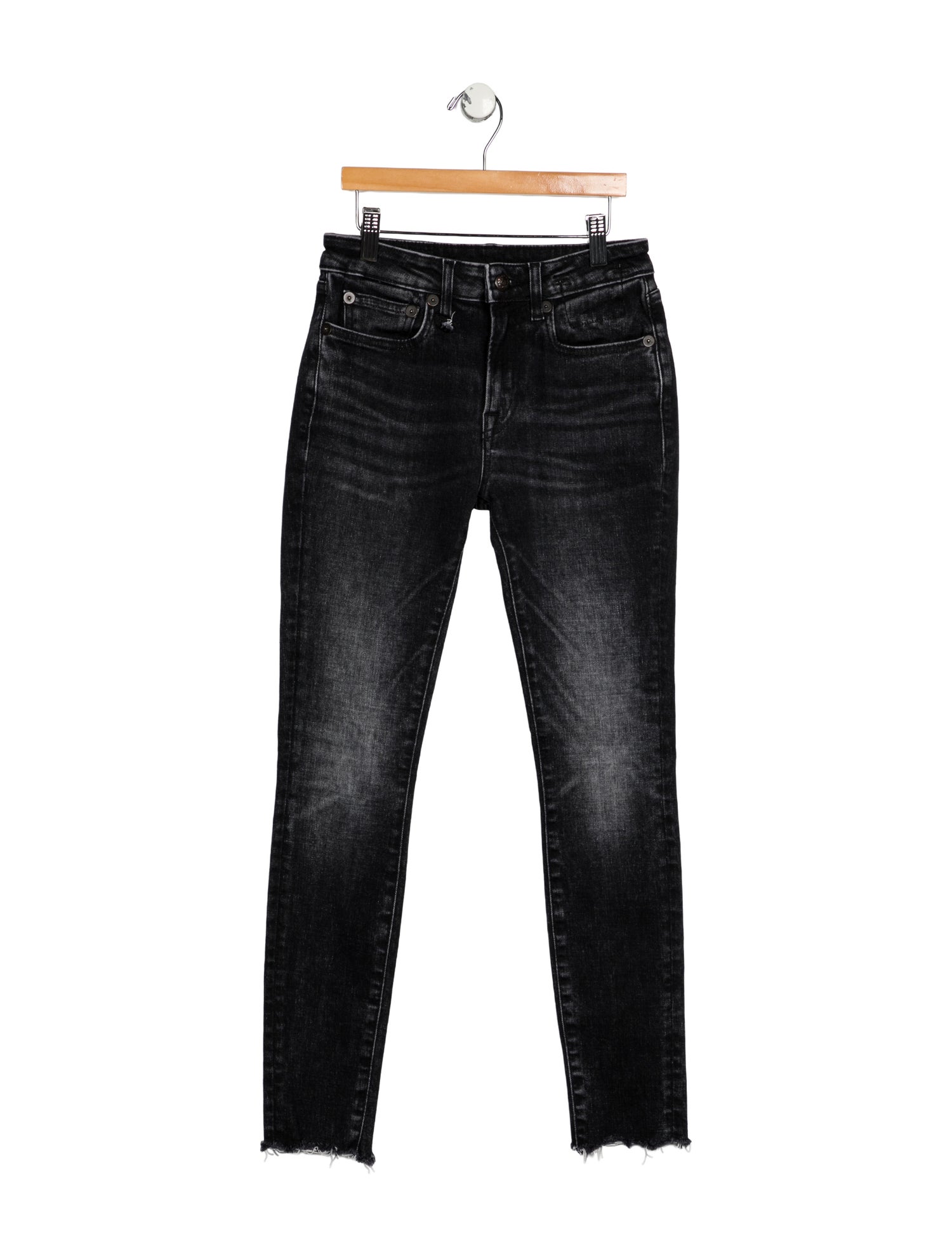R13 Mid-Rise Skinny Leg Jeans