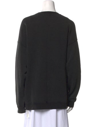 R13 Graphic Print Crew Neck Sweatshirt