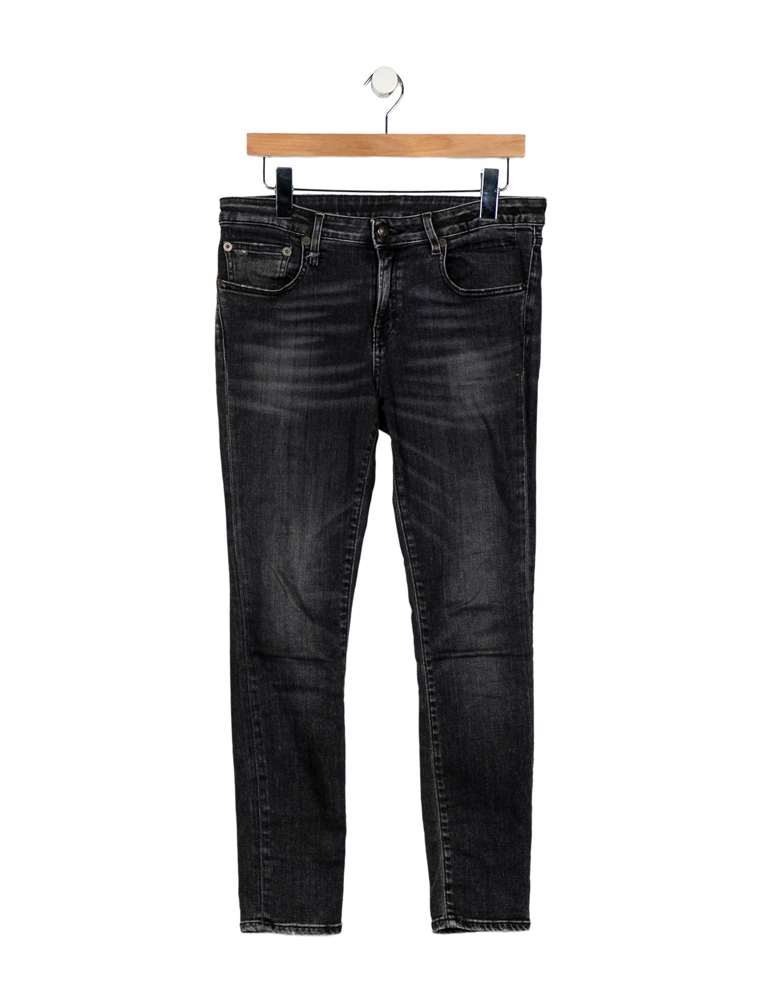 R13 Mid-Rise Skinny Leg Jeans