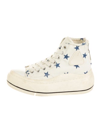 R13 Canvas Printed Sneakers