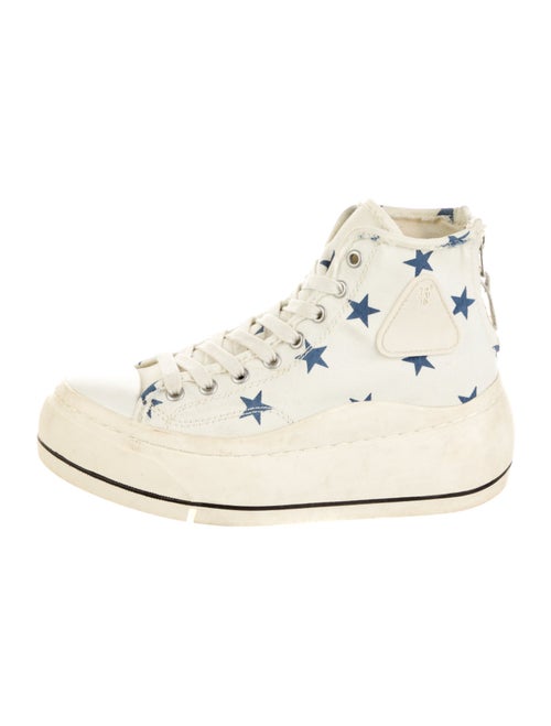 R13 Canvas Printed Sneakers