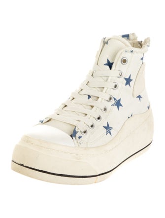 R13 Canvas Printed Sneakers