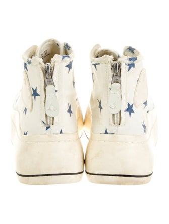 R13 Canvas Printed Sneakers