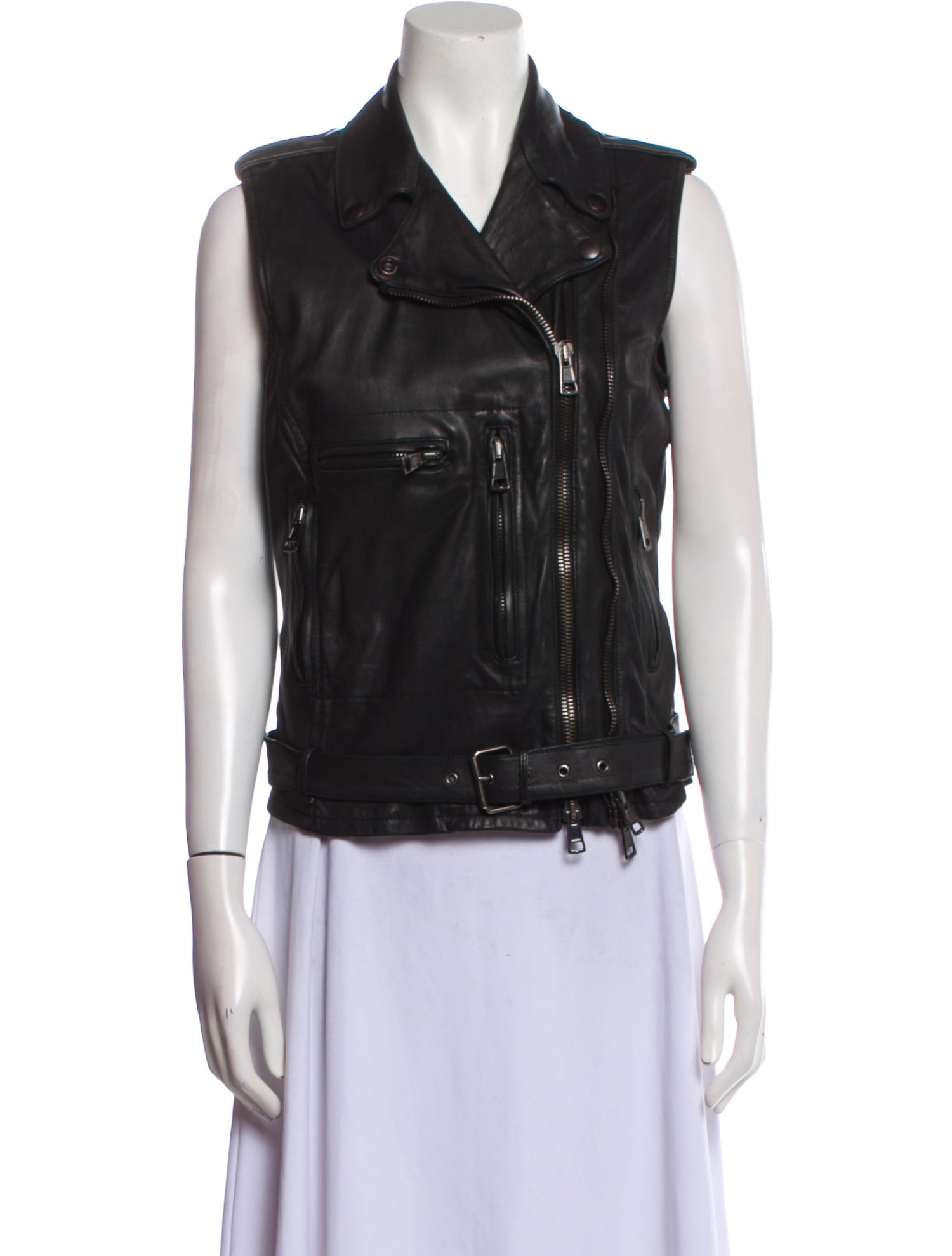 R13 Leather Vest
