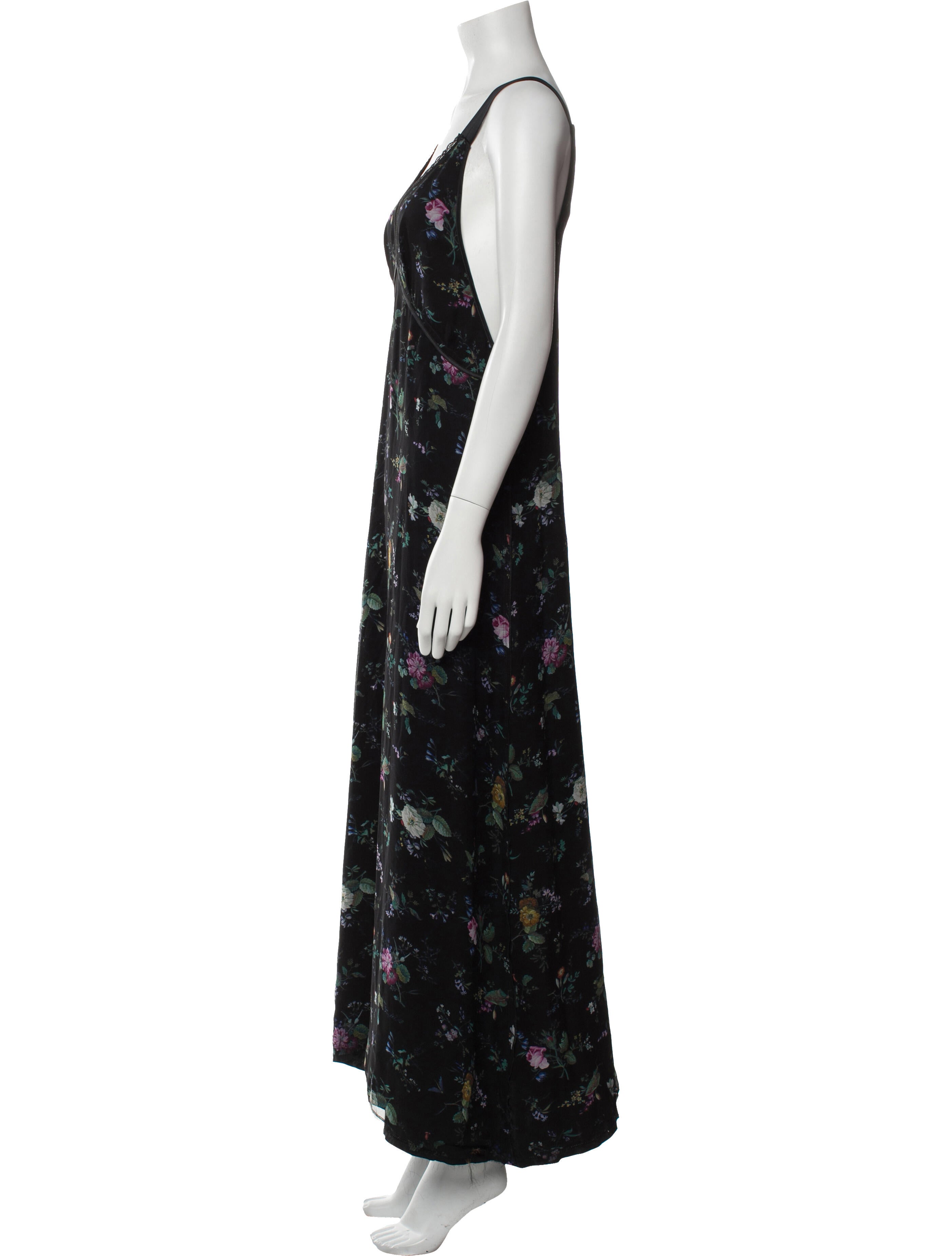 R13 Silk Long Dress