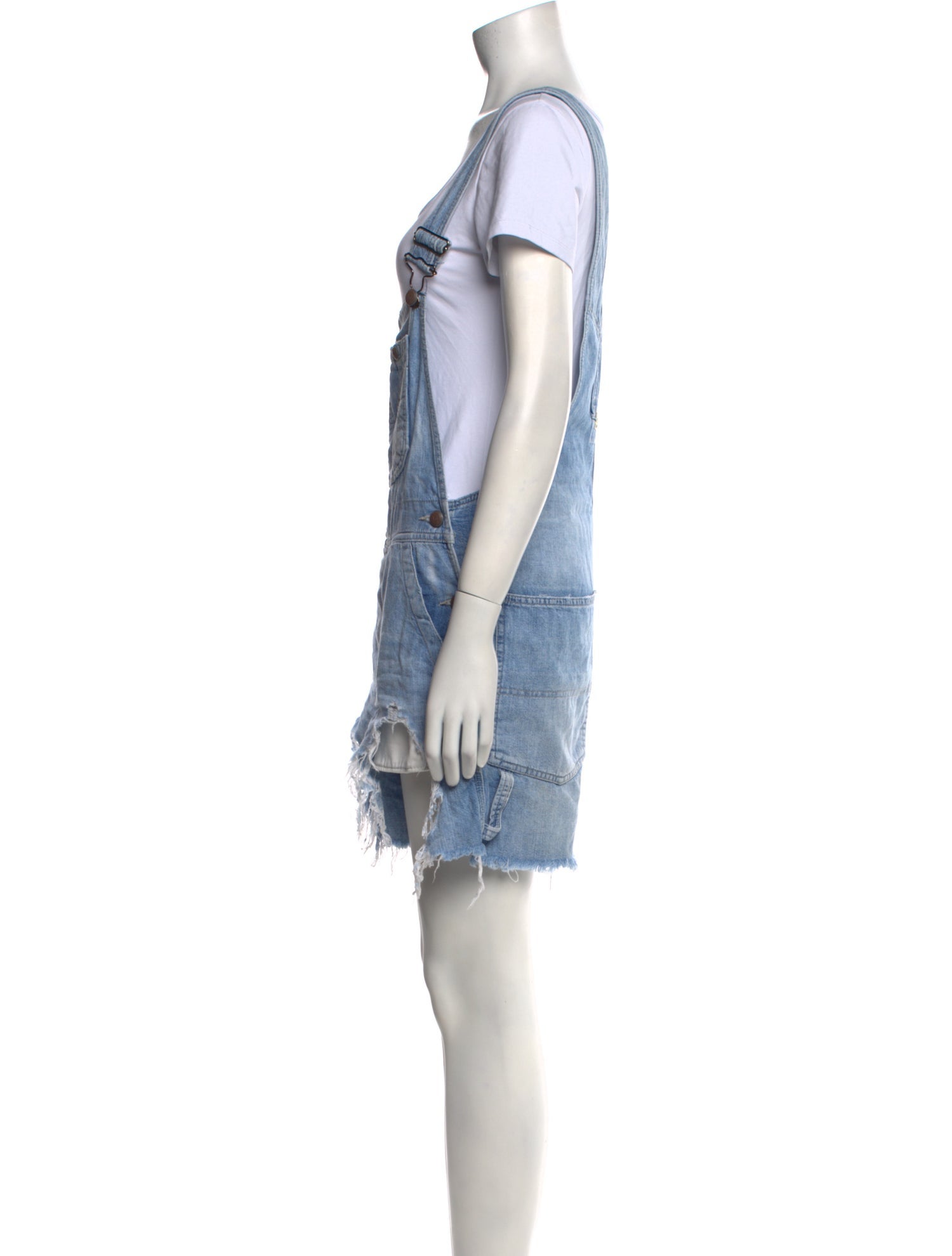 R13 Square Neckline Romper