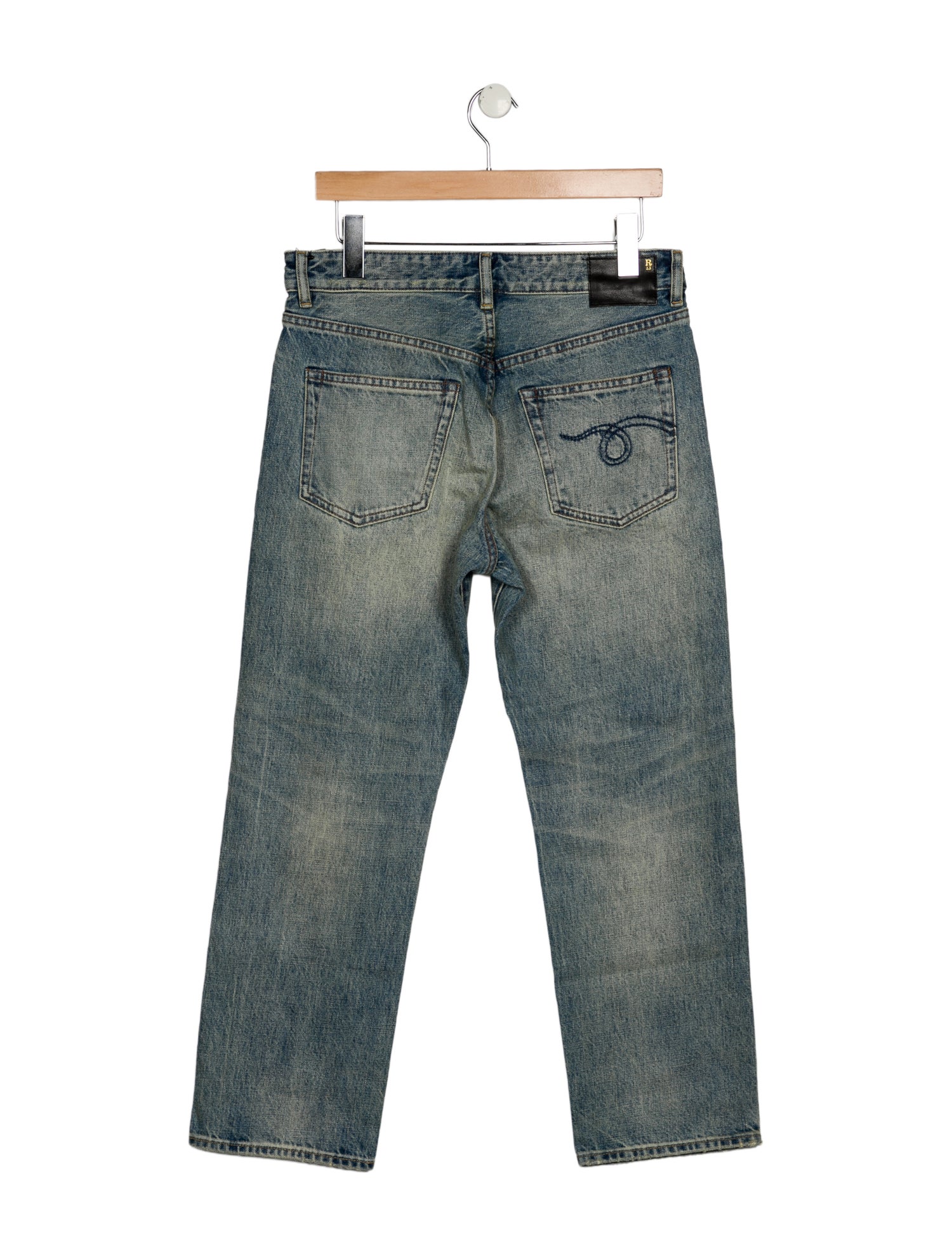 R13 High-Rise Straight Leg Jeans w/ Tags