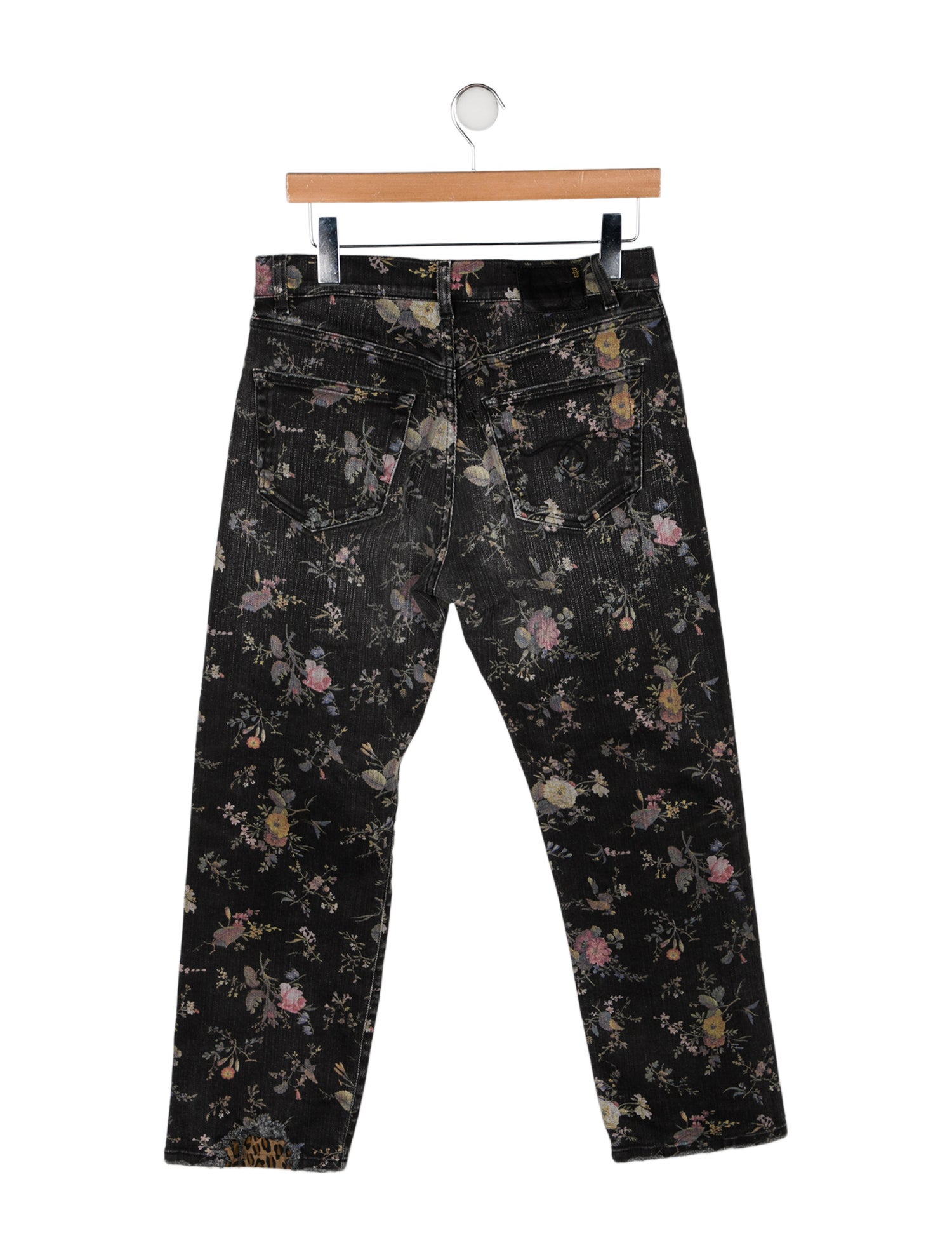 R13 High-Rise Straight Leg Jeans