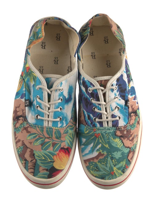 R13 Canvas Printed Sneakers