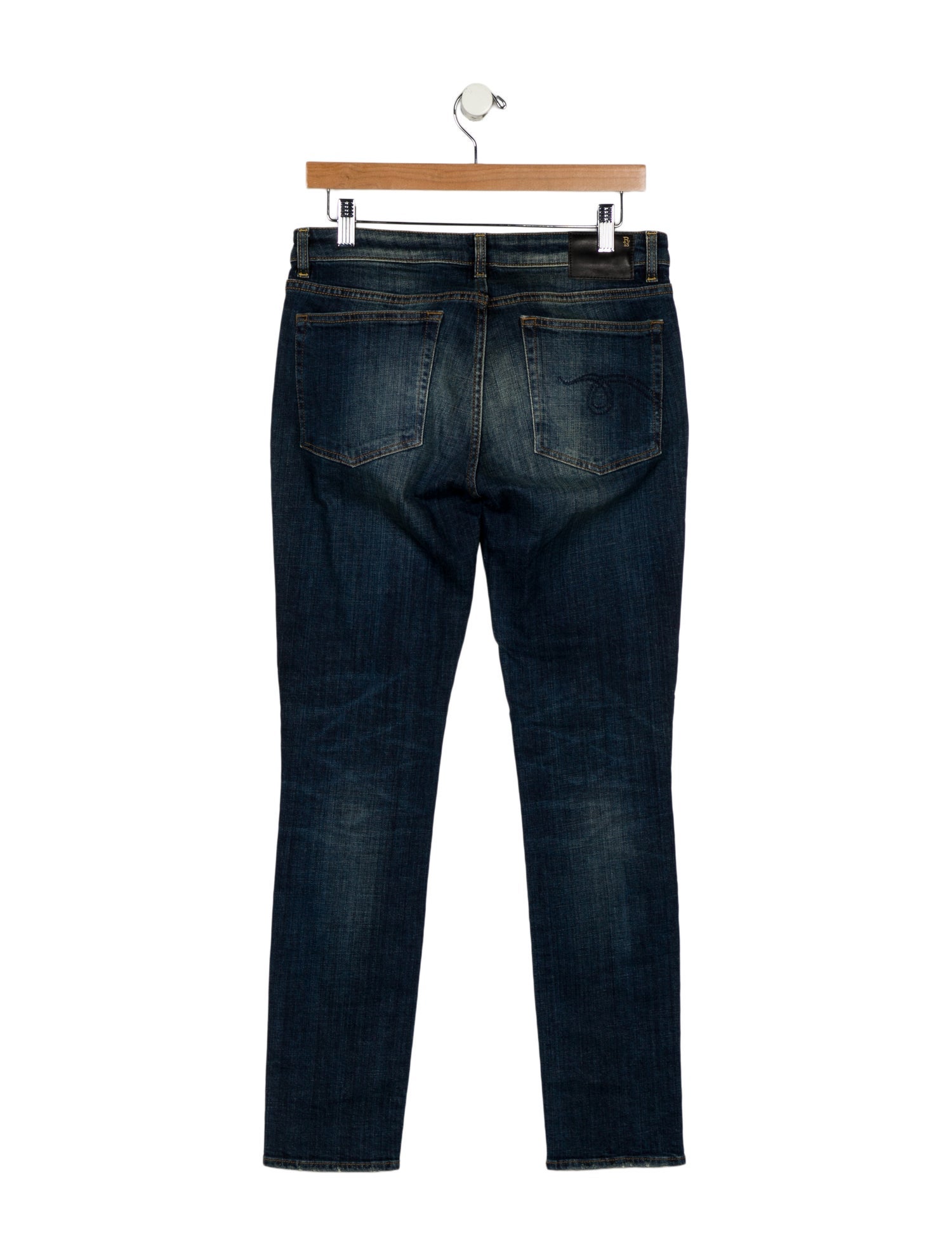 R13 Mid-Rise Skinny Leg Jeans