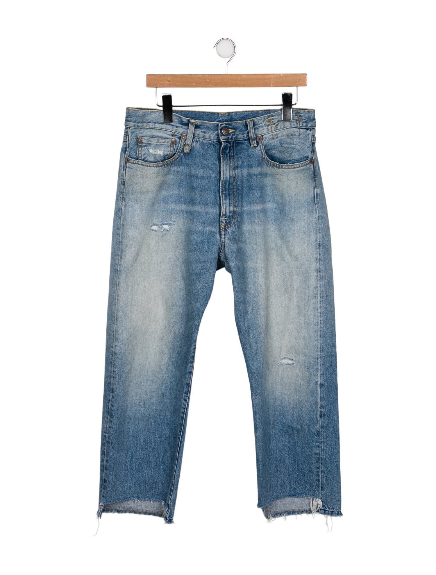 R13 High-Rise Wide Leg Jeans