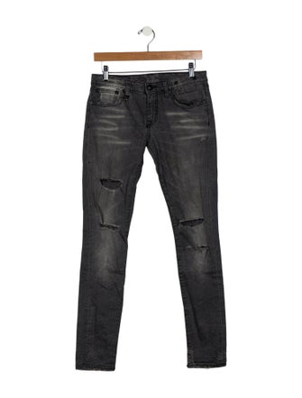 R13 Mid-Rise Skinny Leg Jeans