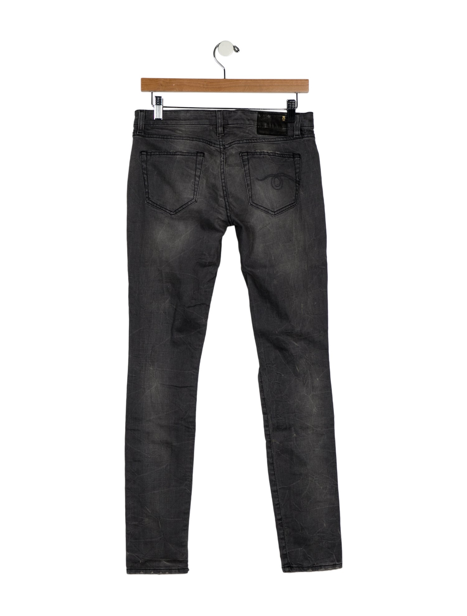 R13 Mid-Rise Skinny Leg Jeans