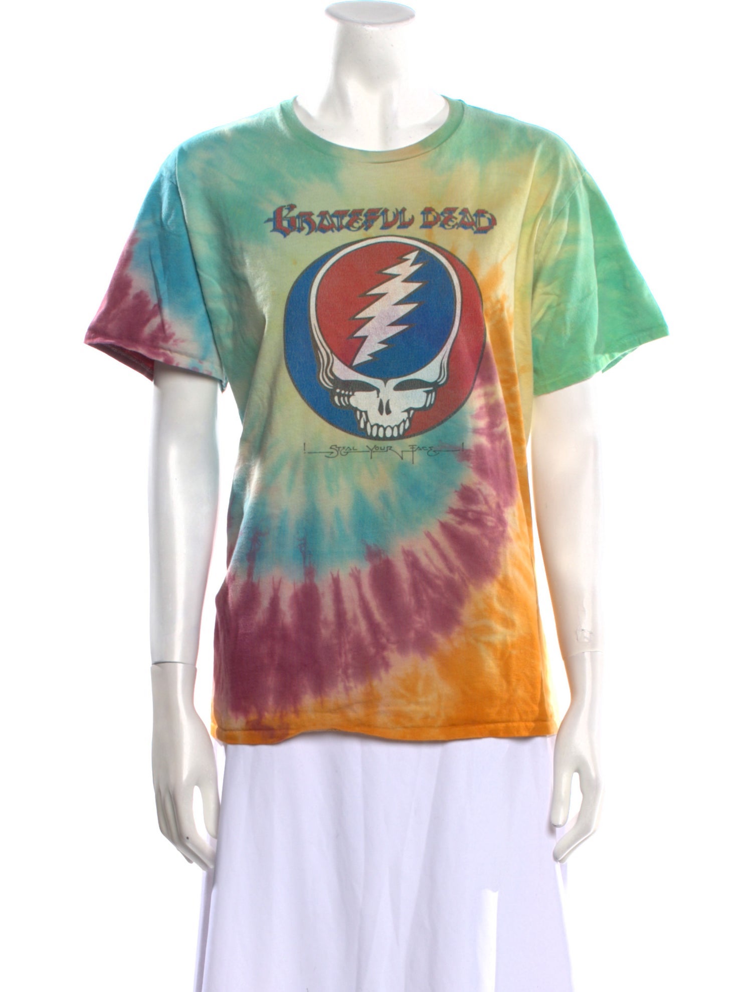 R13 Tie-Dye Print Crew Neck T-Shirt