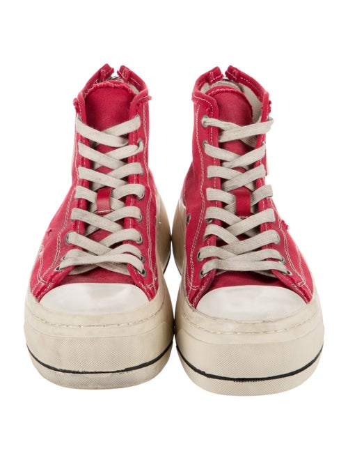 R13 Canvas Wedge Sneakers