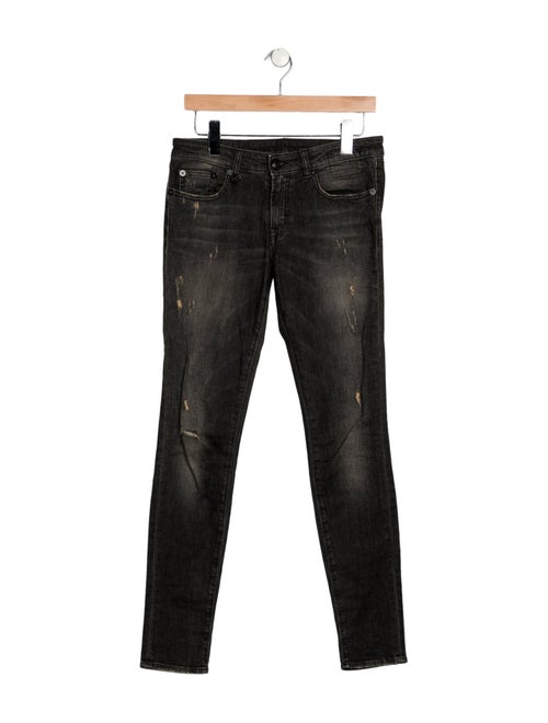 R13 Mid-Rise Skinny Leg Jeans
