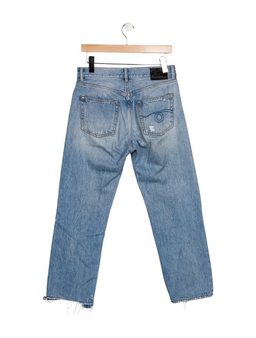 R13 High-Rise Straight Leg Jeans