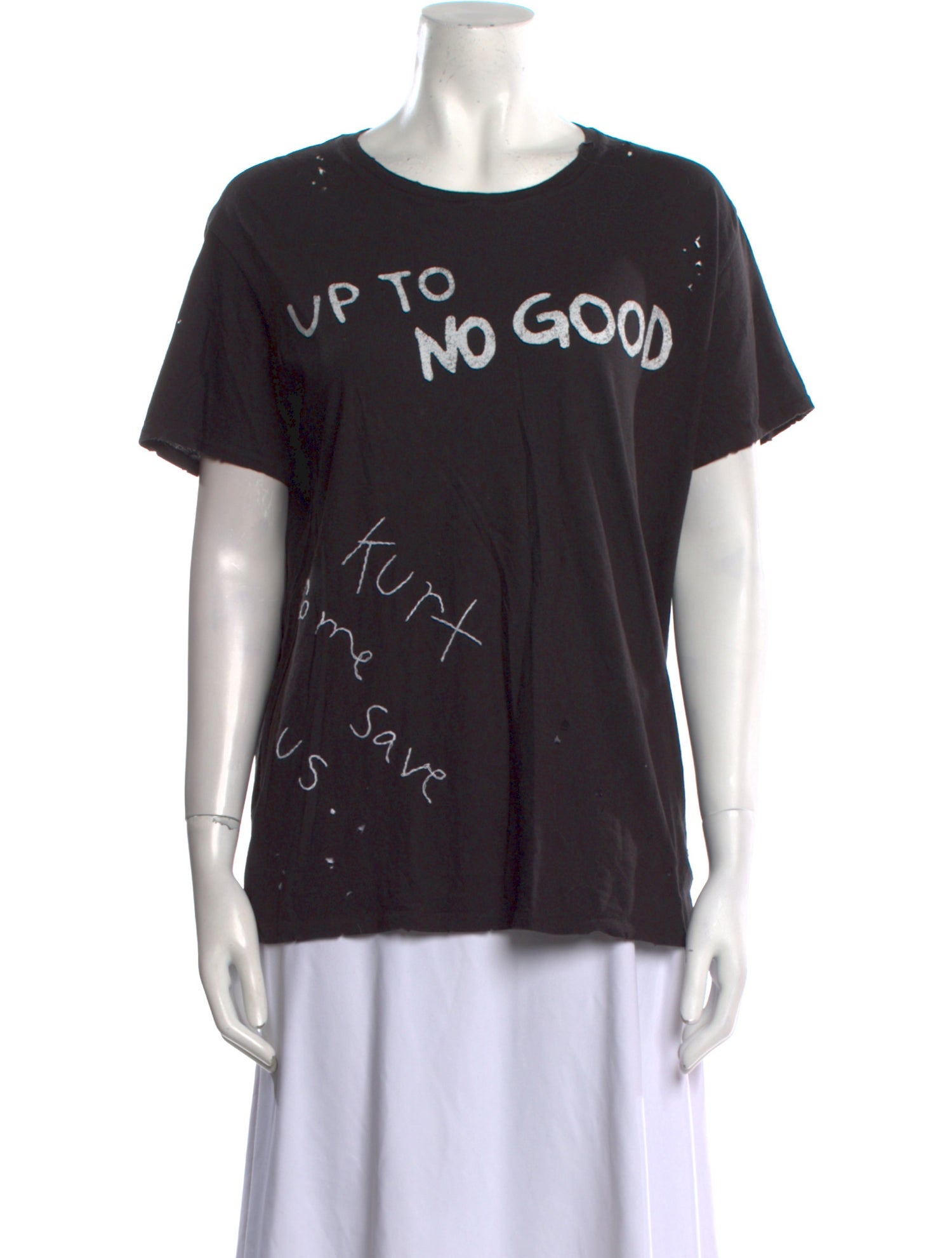 R13 Graphic Print Crew Neck T-Shirt