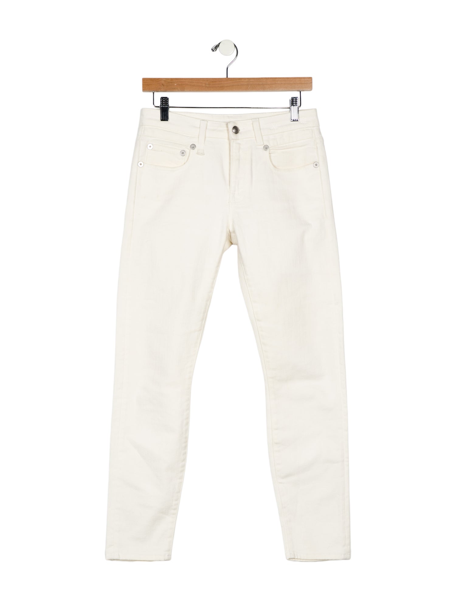 R13 Mid-Rise Skinny Leg Jeans