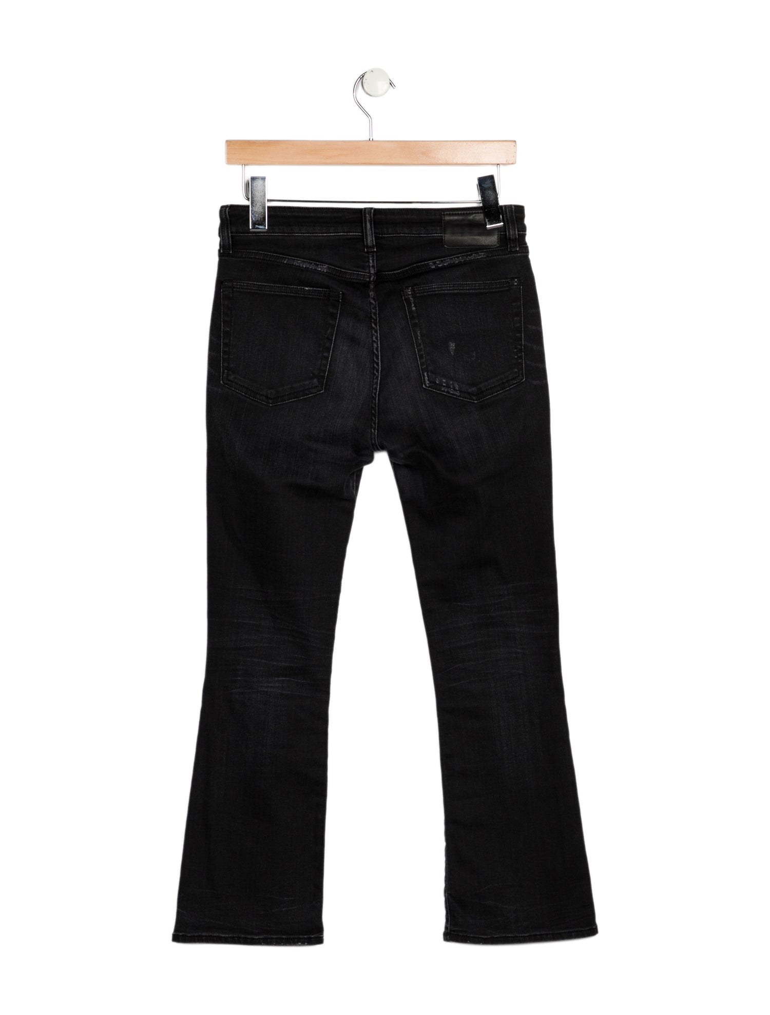 R13 Mid-Rise Straight Leg Jeans