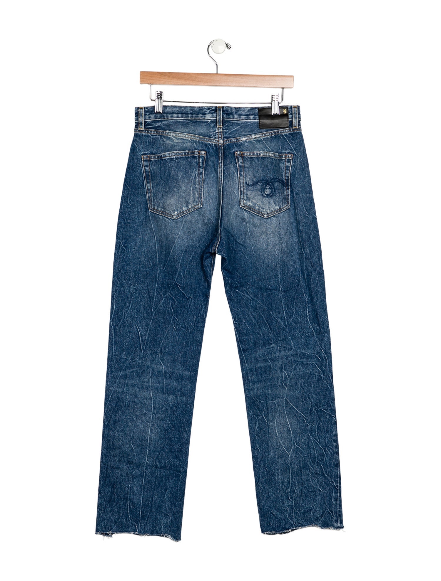 R13 High-Rise Wide Leg Jeans