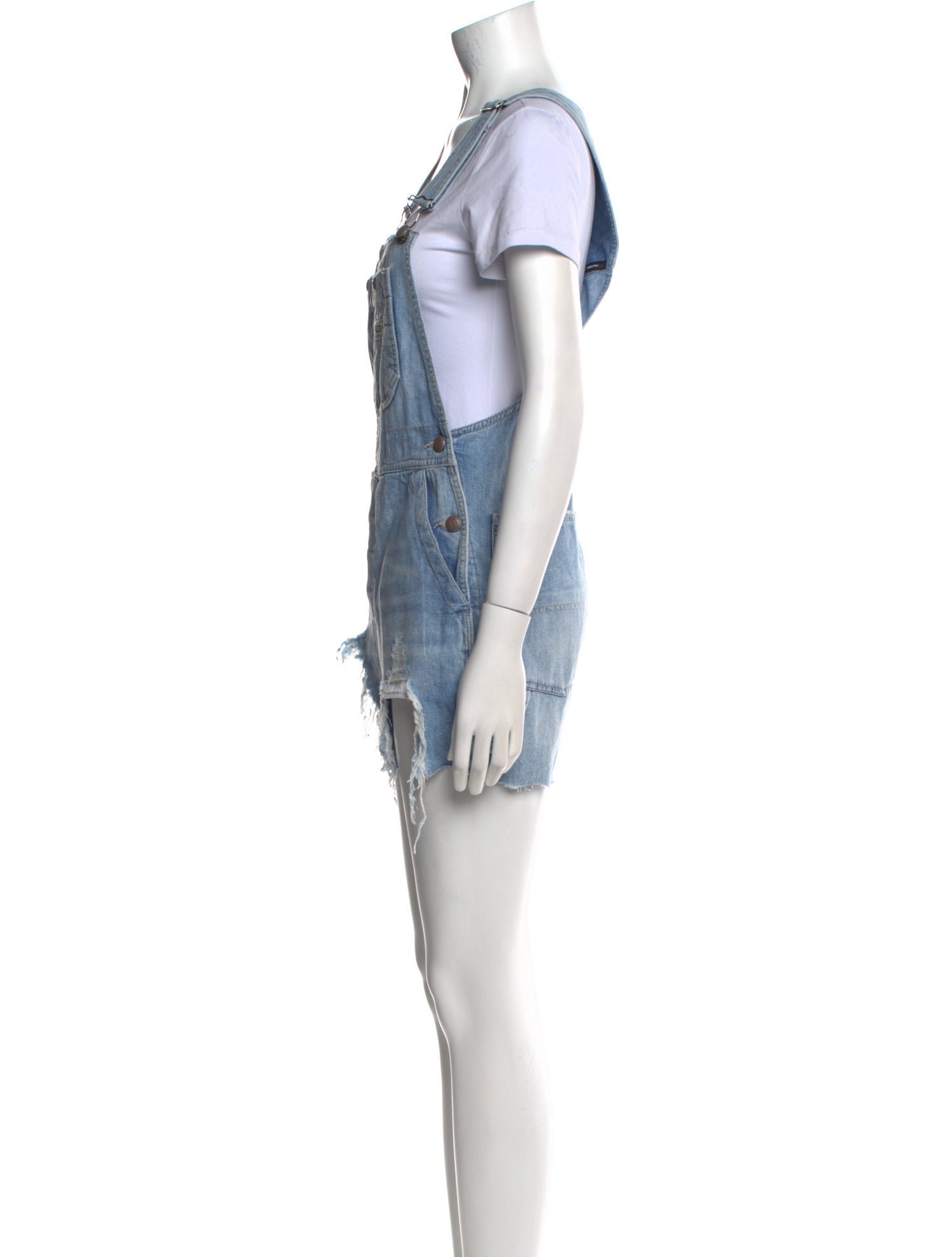 R13 Square Neckline Romper