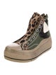 R13 Canvas Camouflage Print Chunky Sneakers