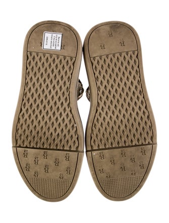 R13 Canvas Camouflage Print Chunky Sneakers