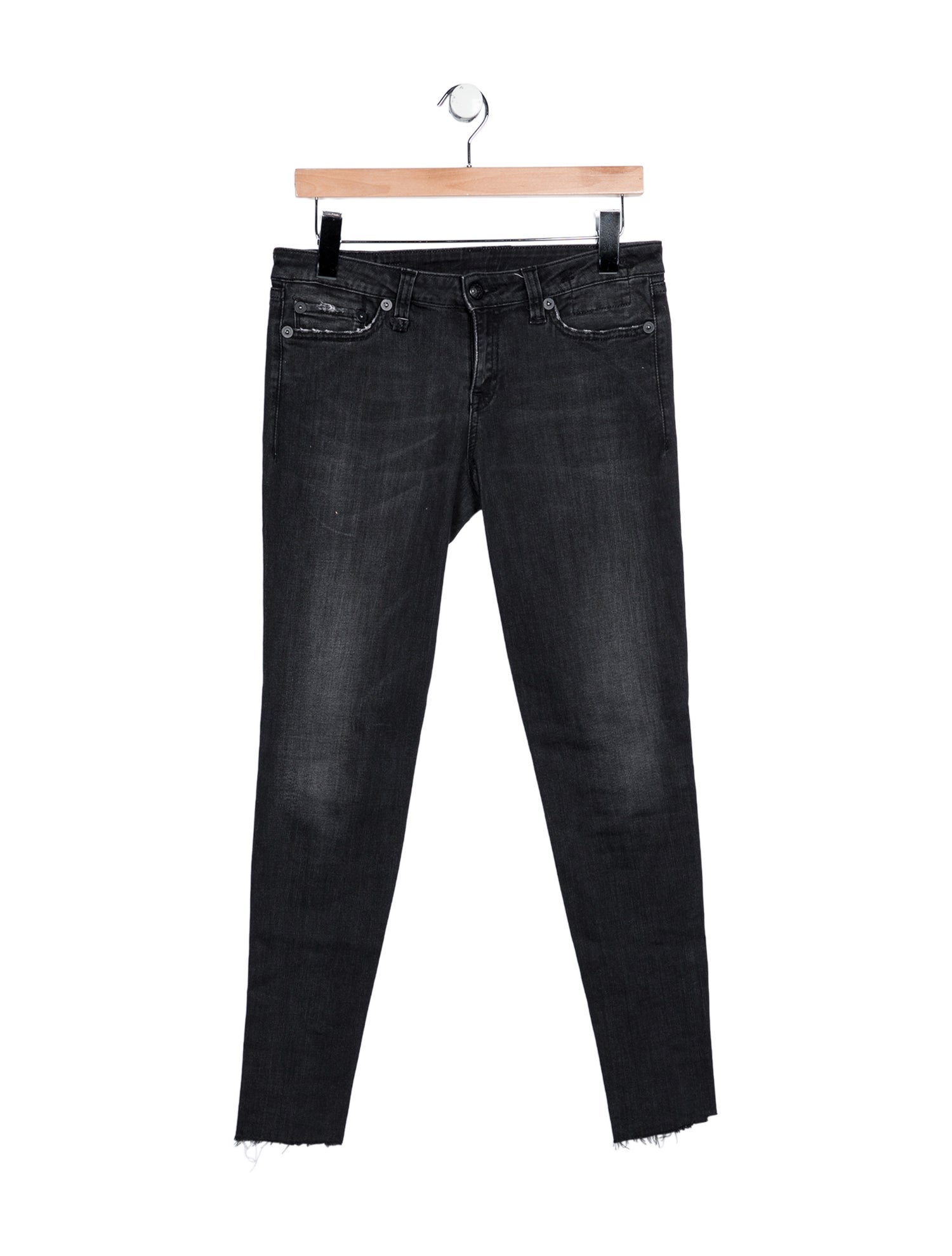 R13 Mid-Rise Skinny Leg Jeans