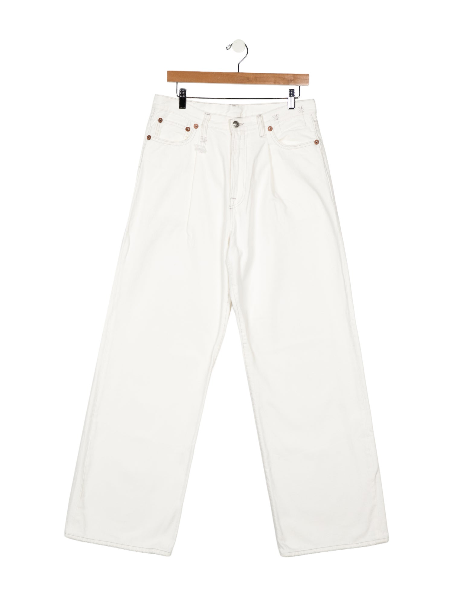 R13 High-Rise Wide Leg Jeans