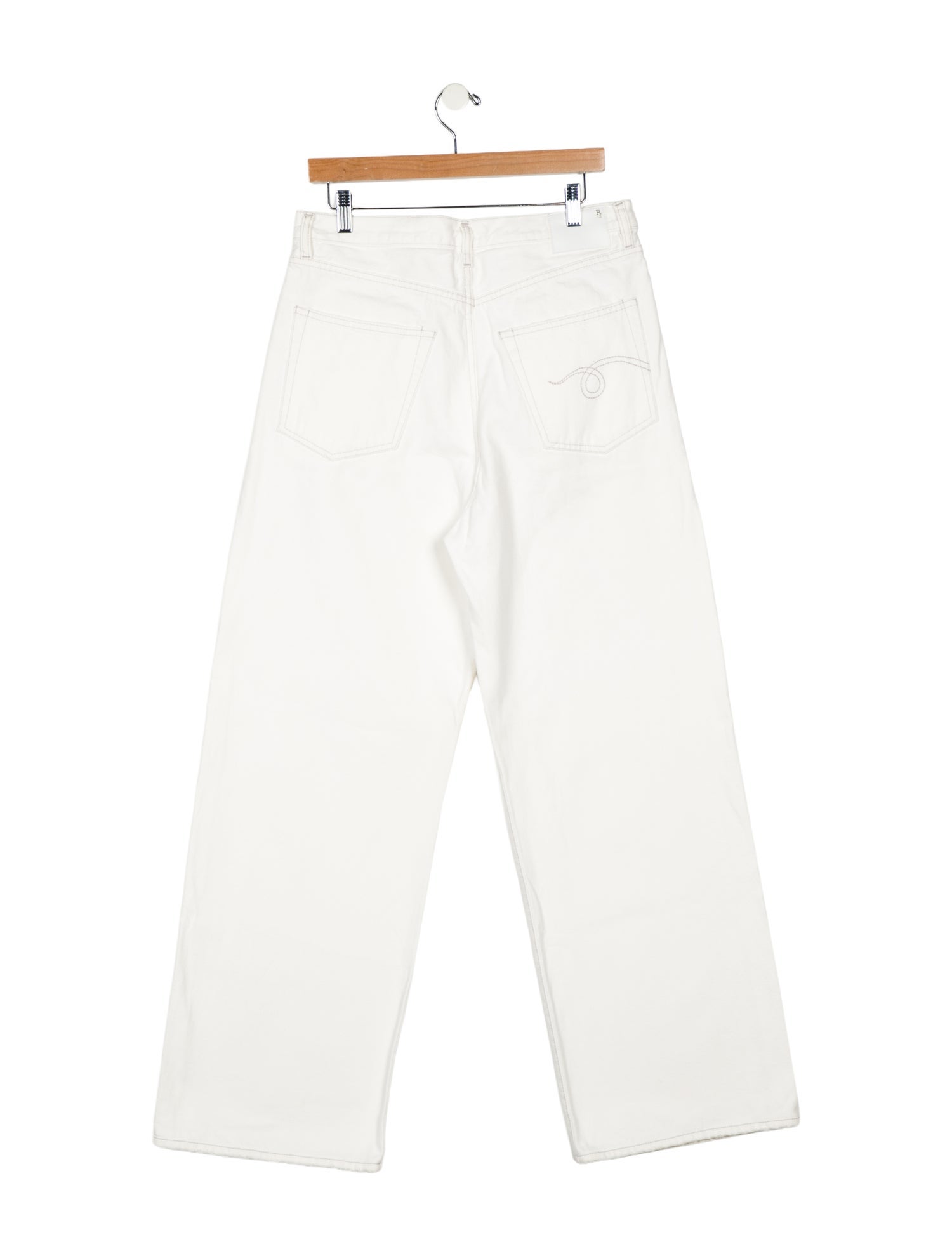 R13 High-Rise Wide Leg Jeans