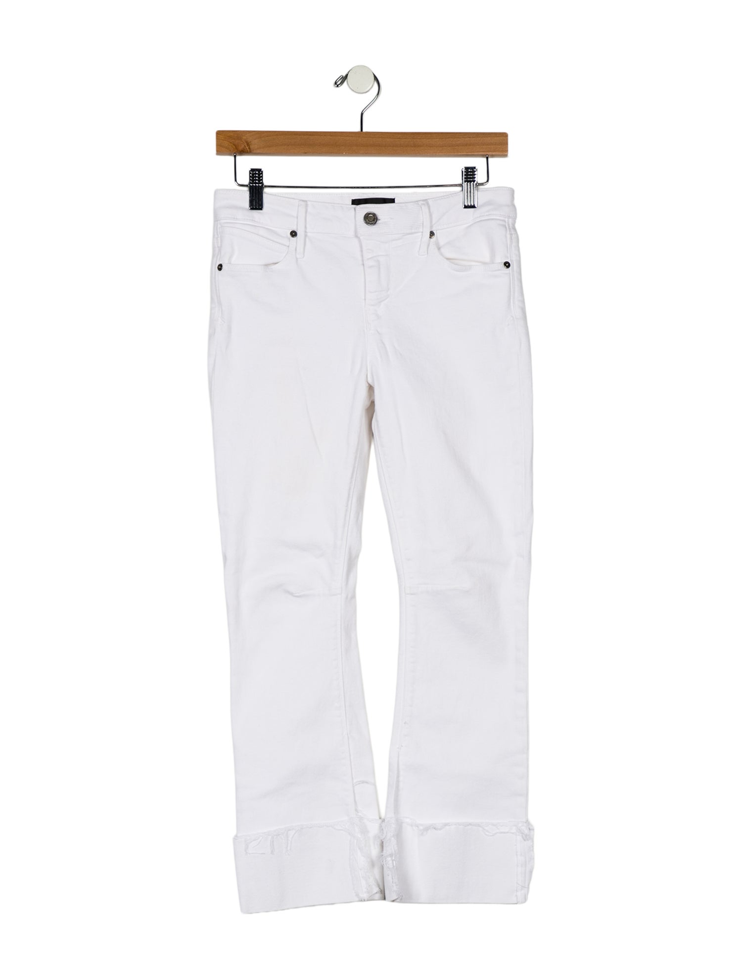 R13 Mid-Rise Straight Leg Jeans