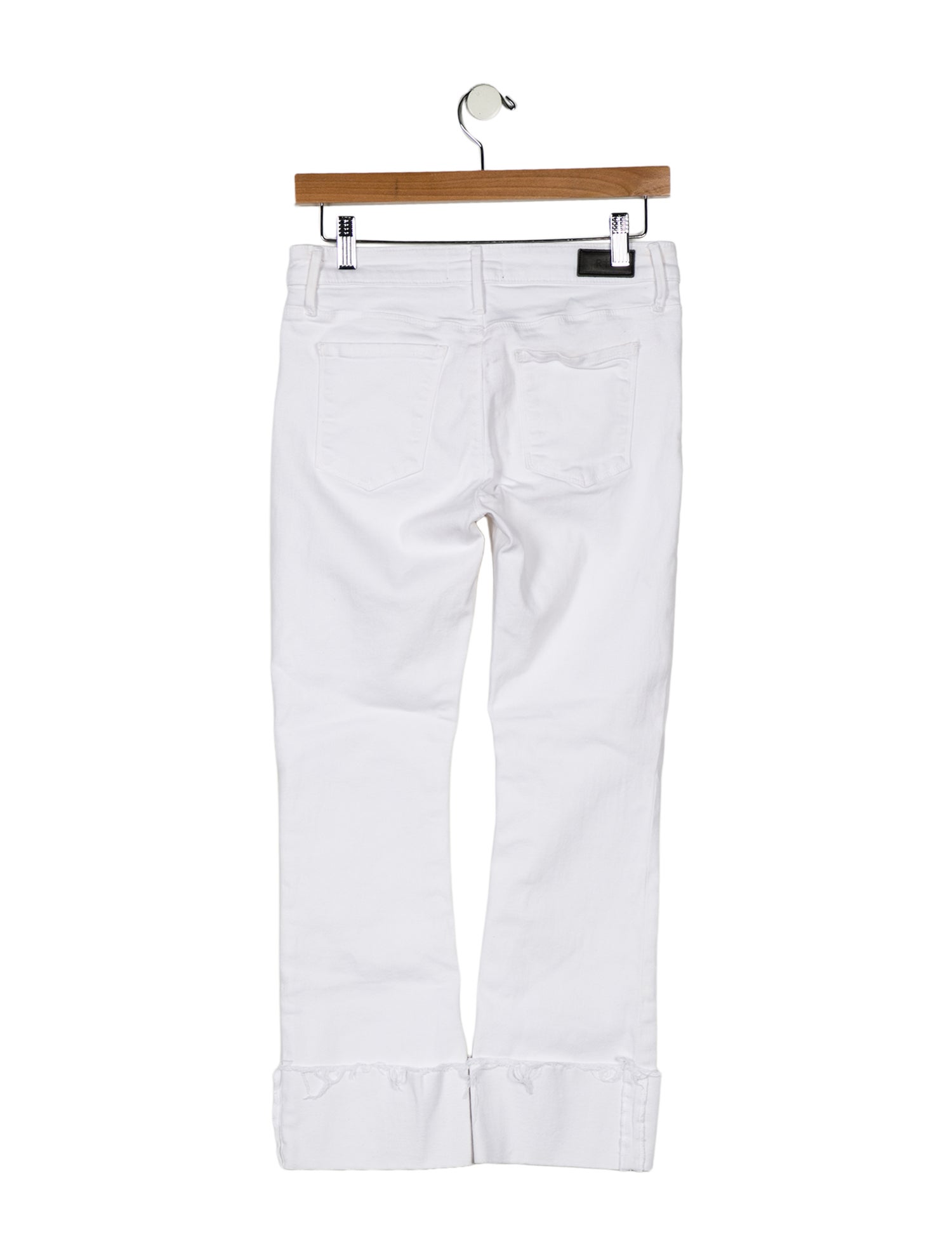 R13 Mid-Rise Straight Leg Jeans