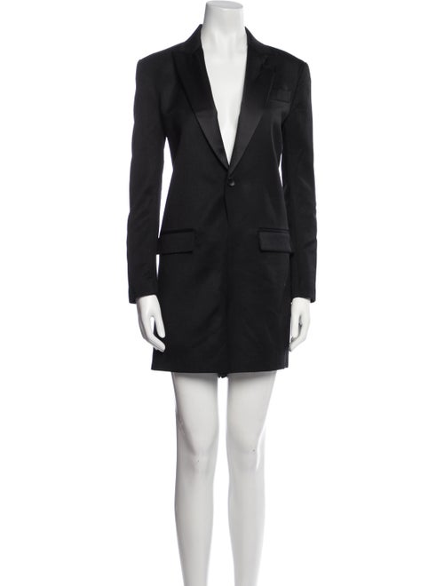 R13 Wool Plunge Neckline Romper