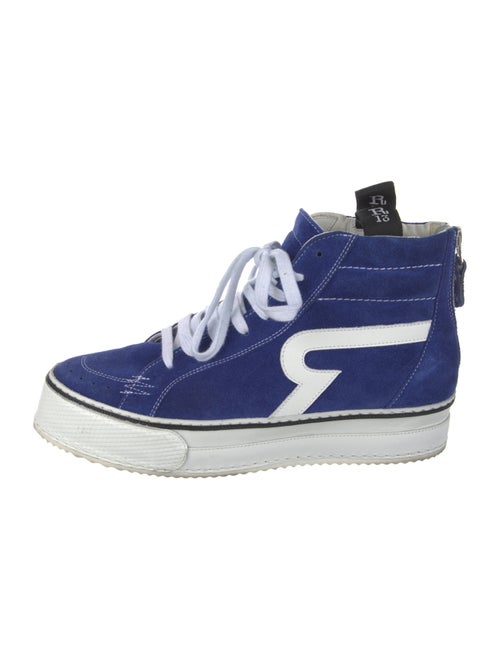 R13 Suede Distressed Accents Sneakers