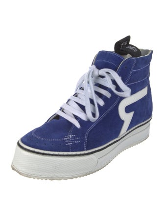 R13 Suede Distressed Accents Sneakers