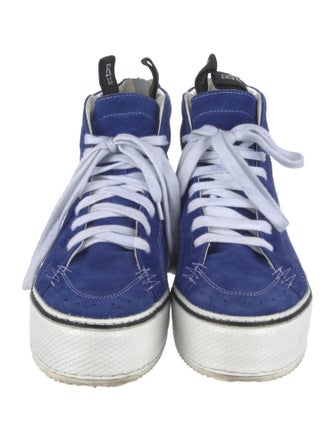 R13 Suede Distressed Accents Sneakers