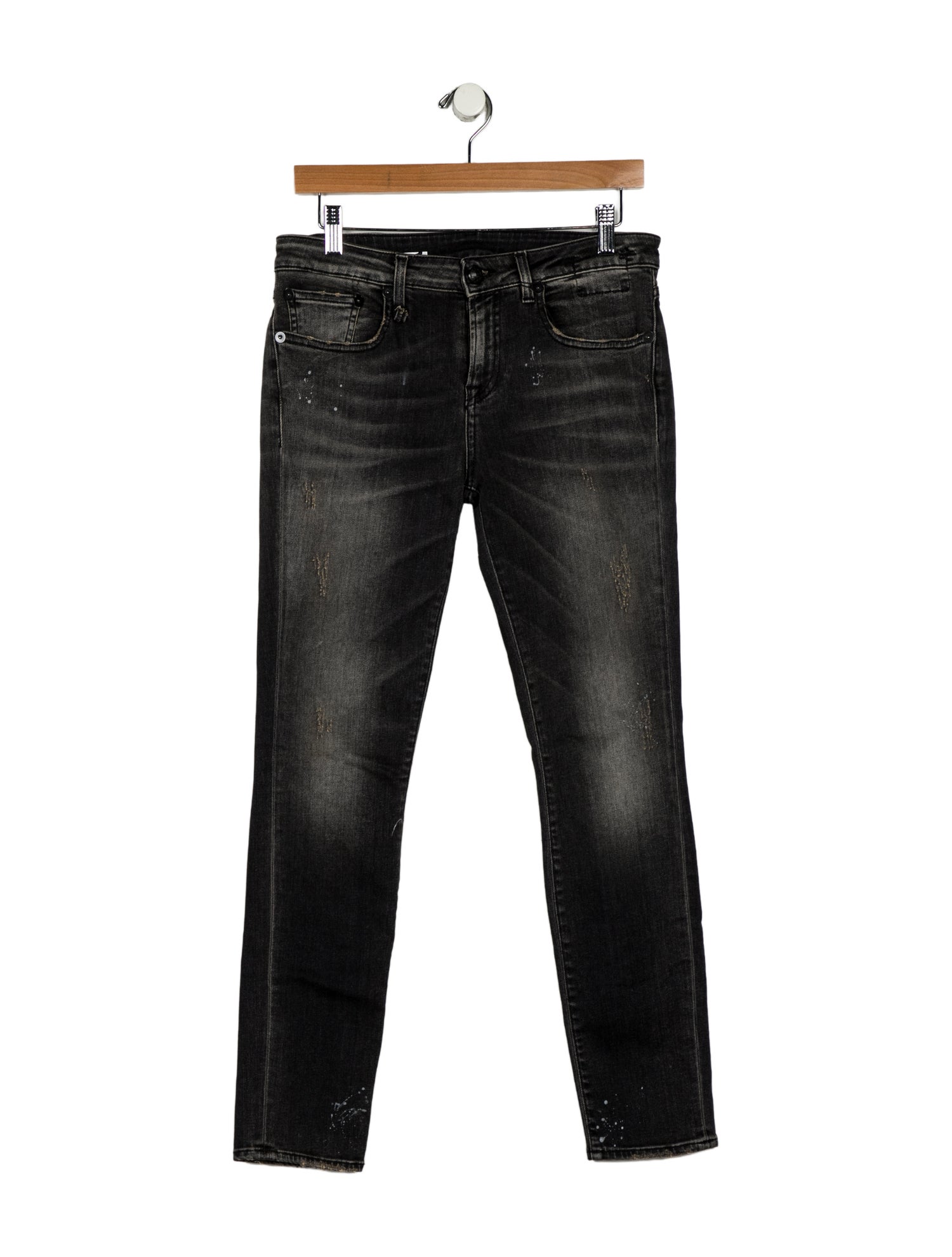 R13 Mid-Rise Skinny Leg Jeans