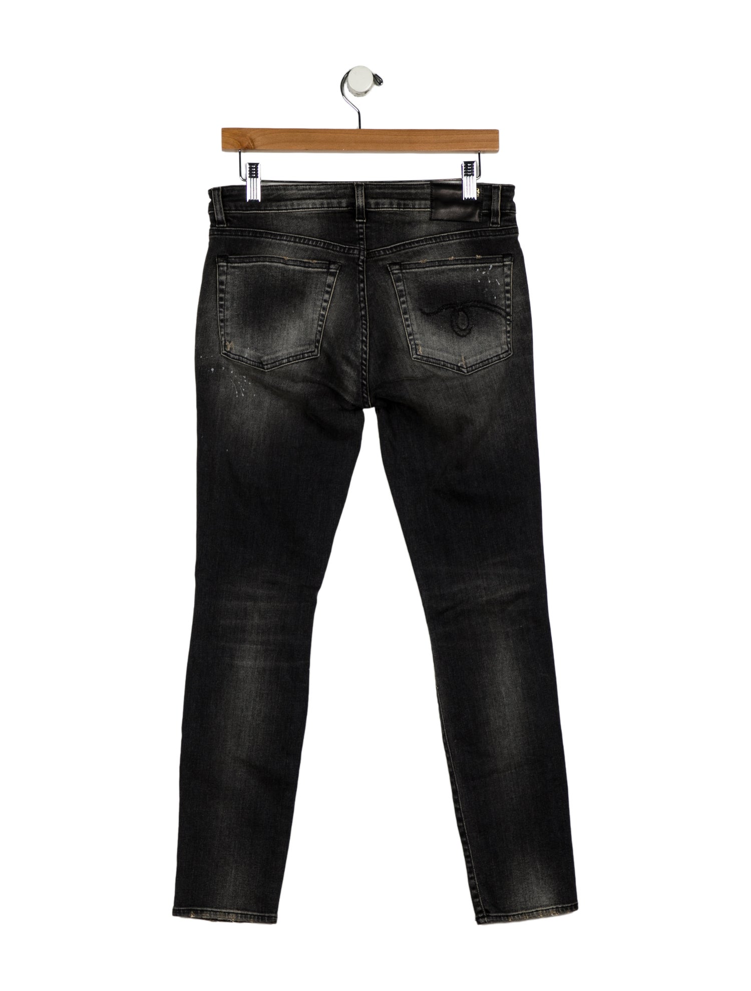 R13 Mid-Rise Skinny Leg Jeans