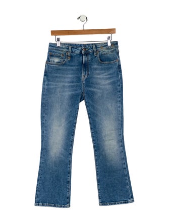 R13 High-Rise Straight Leg Jeans