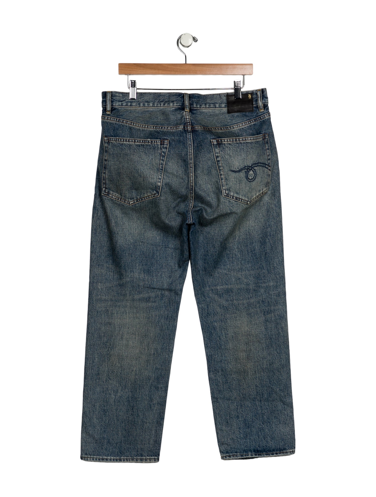 R13 High-Rise Wide Leg Jeans